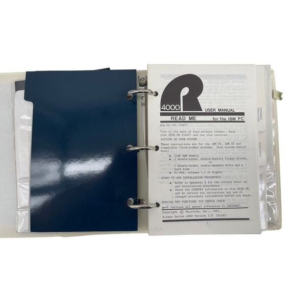 Vintage Microrim R:BASE Series 4000 Database Software for IBM PC MS-DOS - Picture 6 of 6